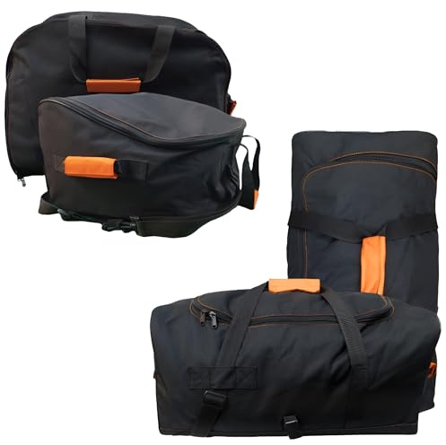 LANCO bil- takbox väskor set (extremt robust material, bärhandtag för enkel lastning och urlastning, smidiga dragkedjor, klickfäste, kan användas som ryggsäck och resväska)