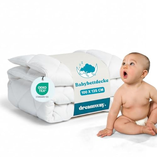 DREAMWAY Couette Bébé 300gr/m2 – Enfant – 100x135 cm