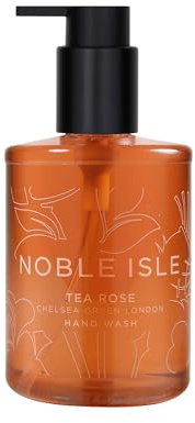 Noble Isle Hand Wash | Luxus Flüssigseife für Hände für Männer und Frauen | Organisch, Vegan-freundlich, Echter Duft, Großbritannien in einer Flasche Handseife (Tea Rose, 250 ml)