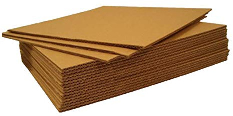 25 x Corrugated Cardboard Packaging Sheets Kraft Pads Single and Double Wall Protective Dividers for Cushioning & Crafts A0, A1, A2, A3, A4, A5 (Pack of 25) (Single Wall, A1 (841 x 594mm))