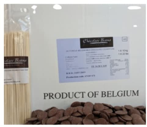 Chocolate Barns Fountain Ready Milk Chocolate 10Kg, Free 100 Skewers for Baking ,Cooking Desserts, Suitable for Making Fountains at Home and Commercial Spaces