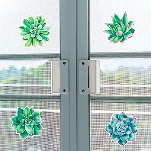 Fliegengitter Reparatur Magnet, Magnet Fliegengitter Tür Moskitonetz,Magnete Für Fliegengitter Durchlaufschutz Reparaturset Und Vogelschlagschutz in Einem,Insektenschutz Balkontür Sticker,Saftig