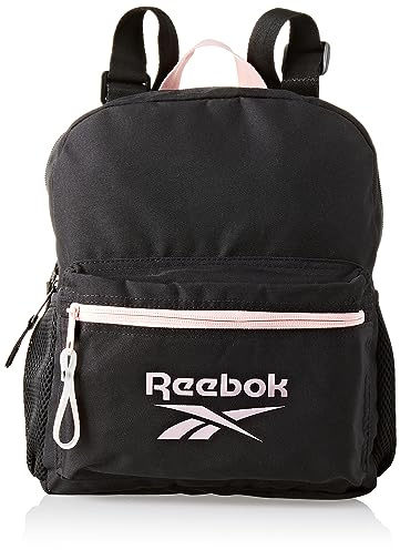 Reebok Beverly Zaino da passeggio nero 27 x 32 x 10 cm Poliestere 8,64 L, Nero, Taglia unica, Zaino da passeggiata