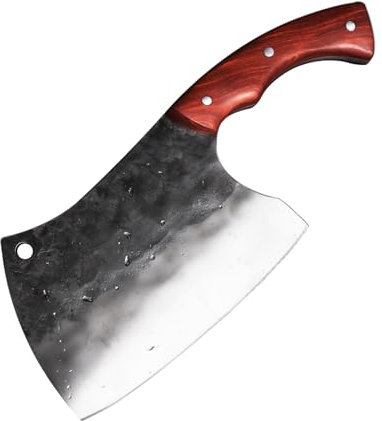 FBITE Cuchillo de Chef hecho a mano, hoja de acero revestida dura, carnicero, cuchillo chino for cuchillos de cocina