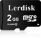 Lerdisk Fabrikgroßhandel Micro-SD-Karte 2GB in großen Mengen MicroSD Klasse 6 hergestellt von autorisiertem Lizenznehmer (2GB)