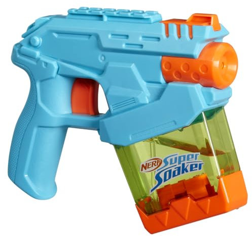 Nerf Super Soaker Mini Dunk-Fill Wasserblaster, klein & handlich (auch zum Mitnehmen) und einfach zu befüllen, Outdoorspielzeug für Jungen und Mädchen ab 6 Jahren