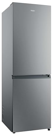 Haier 2D 60 Series 1 PRO HDPR1618CNPK - Frigorifero Combi, 355L, Circular AirFlow, Motore Inverter, Cassetto 0º Fresh Zone, Total No Frost, Larghezza 60 cm, Altezza 1,85 m, Illuminazione LED, Inox