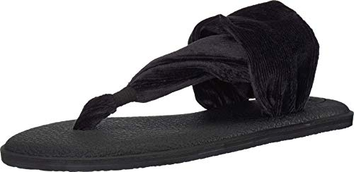 Sanuk Damen Yoga Sling 2 Cord Sandalen, schwarz, 5