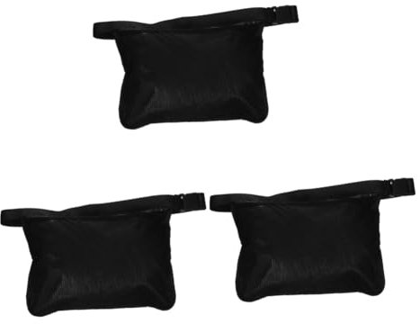 ABOOFAN 3-teiliges Tennis-netzbeutel Kleiner Tragbare Hüfttasche Mehrzweck-Golf-Badminton-Pick-Beutel Leicht Zu Tragen Robustes Material