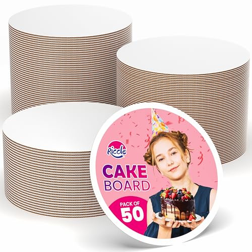 Riccle Cake Boards 10 Inch Round Pack of 50