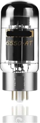 El Amplificador de válvulas 6550-AT reemplaza al 6550 KT88 for amplificadores de válvulas Vintage de Audio de Alta fidelidad(4pcs Matched Quad)