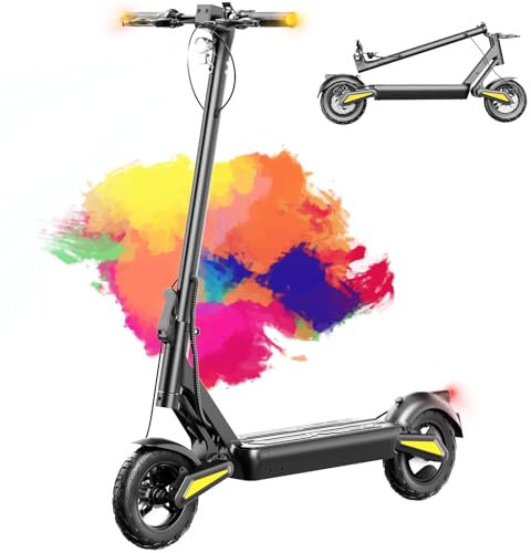 TODIMART T6 Trottinette Electrique Adulte antivol Ultra Legere Moteur 350W/25KM/H Autonomie 35KM Batterie 36V 7.8Ah Trotinette électrique Adulte Pliable pneus nid d'abeille increvables Avec suspension