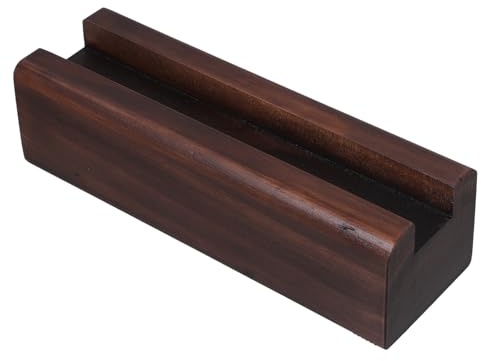 GANAZONO Soporte de Espejo Madera para Piso de Diseño Moderno y Elegante Base Antideslizante y Soporte Seguro para Marcos Decorativos