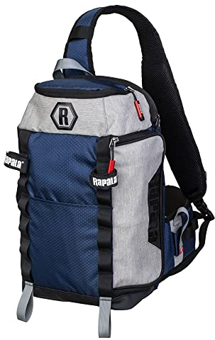 Rapala, Angelausrüstung, Countdown® Sling Bag, RBCDSB, Ideal für Angler, praktische Größe, Schwarze Farbe, Robustes Design, perfekt zum Tragen Ihrer Ausrüstung