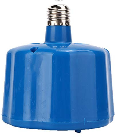 Cikonielf ABS Plastic Farm Animals Cultivation Heating Light Thermostat Cultivation Heating Lamp Thermostat Fan Heater for Crawler Reptile Warming Tool(Three generations of blue)