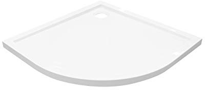 Duschkar duschkar 4,5 cm hög bad dusch kvadrat rektangel platt standard vit Senta New (80 x 80 x 4,5 R55)