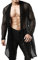 Herren Strickjacke Lang Jacke Muskel Transparent T-Shirt Netz Hemd Atmungsaktiv Muskelshirt Baggy Casual einfarbig Sweatshirt Langarm Pulli Strickjacke Mantel