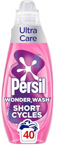 Persil Wonder Wash Ultra Care Bio Liquid Detergent Protects & Restores Colours Designed for Short Washing Cycles 1.08 L