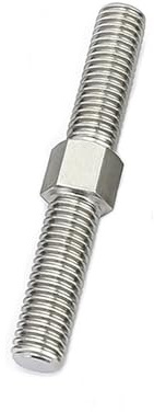 Pernos, pernos de doble cabeza, Tornillos de barra con rosca extremo doble, izquierda y derecha, positiva negativa, pernos prisioneros, varillas M10