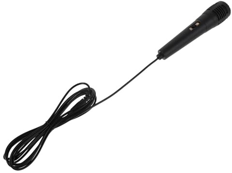 TOVINANNA Microfono Vocale Dinamico con Cavo da 9,8ft, Jack 6,35 Mm, in Metallo e Plastica, Ideale per Eventi su Palco e Karaoke