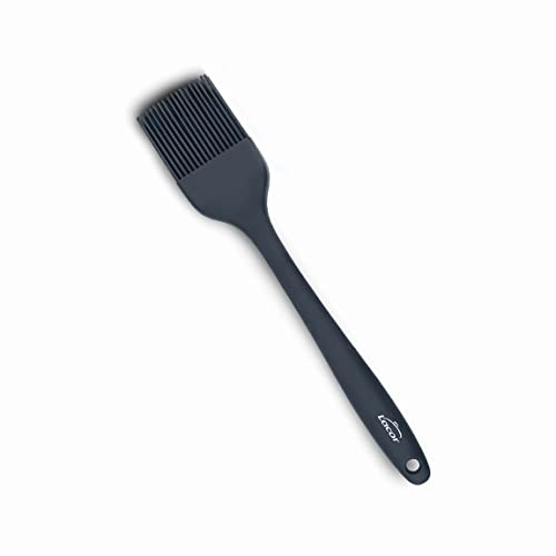 Lacor 64465 Brosse en Silicone, Certifié LFGB Food, BPA, Antiadhésif, Résistant à la Chaleur, Lave-Vaisselle Safe, 27,5 cm, Noir