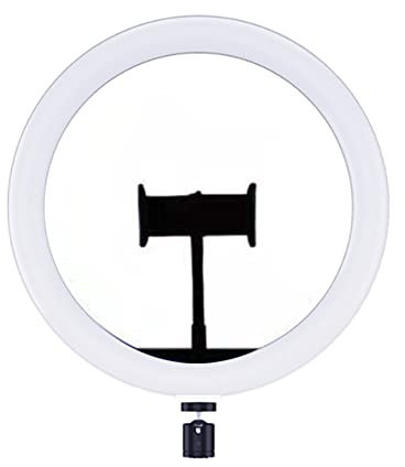 Wehouseware® Aro de Luz para Trípode LED Anillo de Luz para Trípode de 25 cm de diámetro para Tableta/Móvil con Control Remoto Aro de 90 Luces LED para Movil