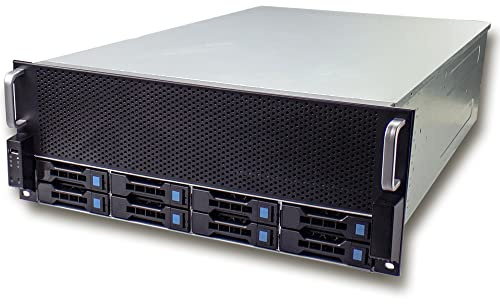 FANTEC SRC-4080X08 4HE 8xSAS&SATA ohne NT 8x3,5/2.5+2x2.5 intern HDD/SSD, 680mm, 6G Backplane