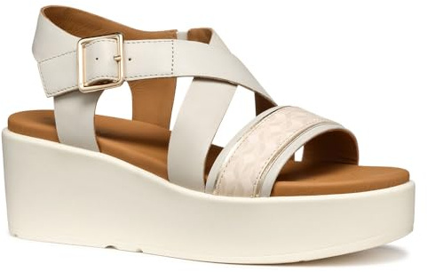 Geox - D XAND 2.2S A, Sandalia de cuña Mujer, Lt Sand,
