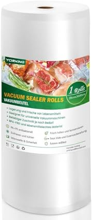 Trintion Vakuumierbeutel Rolle Folienrollen für Vakuumierer 28 x 3000 cm BPA-frei Vakuumbeutel Lebensmittel Vakuumrollen für Vakuumiergerät Kochfest und Sous Vide