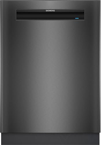 Siemens iQ300, Unterbau-Geschirrspüler, 60 cm, Gebürsteter schwarzer Stahl mit Anti-Fingerprint, SN13HC72CS
