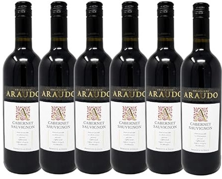 Araudo Cabernet Sauvignon | Italian Red Wine | 75cl | 13% ABV | Pack of 6 bottles