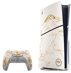 PlayStation®5 Console – Ghost of Yōtei Gold Limited Edition Bundle (slim)