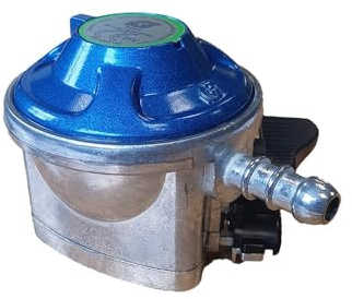 ADVENTURE OUTDOOR SUPPLIES 21mm Clip‑On Butane Gas Regulator – 28mbar Low Pressure LPG Regulator for Heaters, BBQs & Camping Stoves – Fits 7kg, 13kg, 15kg Butane Bottles