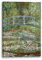 Printed Paintings Leinwand (80x120cm): Claude Monet - japanische Brücke über den Seerosenteich (1