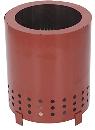 Bewinner Pozzo del Fuoco da Tavolo Senza Fumo, Braciere da Esterno Portatile, Mini Caminetti a Legna Personali, Caminetto da Giardino nel Patio del Cortile per Il Campeggio (Rosso Rame)