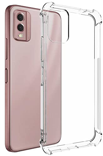 mtb more energy® Coque de protection souple en TPU pour Nokia C32 - Coins renforcés - Protection pour appareil photo - 1,5 mm