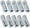 AERZETIX - C67620 - Set di 10 Tasselli di ancoraggio a espansione Ø10x30mm per bullone/vite M8 - tassello per colpire - foratura calcestruzzo mattone pietra fissaggio muratura - in acciaio