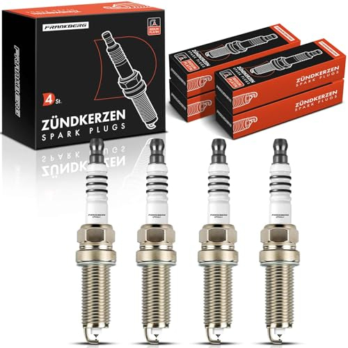 Frankberg 4x Zündkerze Zündkerzen Kompatibel mit Clio IV BH 0.9L 1.2L 2012-2023 Micra V K14 0.9L 2016-2023 Duster HM 1.2L 2017-2023 Sandero II 0.9L 2012-2023 Replace# ILKAR7F7G