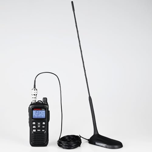 CB Radio Kit | Thunderpole T-X + CAR-27 Shark Fin Mag Kit | CB & Antenna Bundle