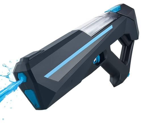 Electric Water Gun – Powerful Water Blaster for Kids & Adults with Automatic Self-Refill Nozzle & Modular Waterproof Battery – Long Range Watergun made with High-Grade ABS & Designed for Endless Fun