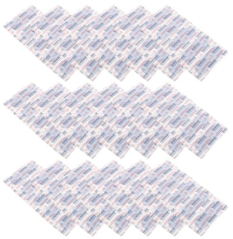 DONFAMDS 100 Vendajes Adhesivos Impermeables y Antiadherentes para Heridas en Color Azul Almohadillas de Pe, Ideales para Actividades Diarias y Uso en Aulas