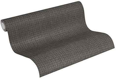 A.S. Création Vliestapete Exotic Life Tapete geometrisch grafisch 10,05 m x 0,53 m grau schwarz Made in Germany 373685 37368-5