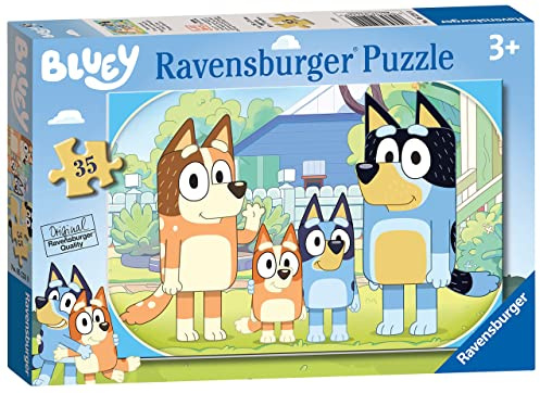 Ravensburger Bluey 35 Piece Jigsaw Puzzle for Kids Age 3 Years Up - Educational Toddler Toys