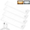 Unterbauleuchte Küche LED, Schrankbeleuchtung 4 Stück 44 LEDs, 2000mAh Akku USB-C Wiederaufladbares unterbauleuchte bewegungsmelder licht mit Magnetische Lichtleiste for Kleiderschrank, Küche, Treppe