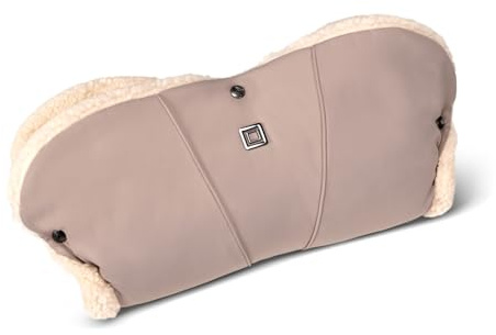 Moon Handmuff Premium & Windel Blaubaer | Passend für Kinderwagen & Buggy | Wasser- und windabweisender Handwärmer mit kuscheligem Innenfutter, | Handschuhe Ideal für kalte Tage | Einfach anzubringen