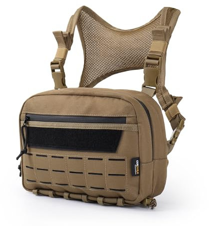 Mardingtop Taktische Brusttasche Molle weste Pouch Chest Rig für Outdoor-Abenteuer, Radfahren