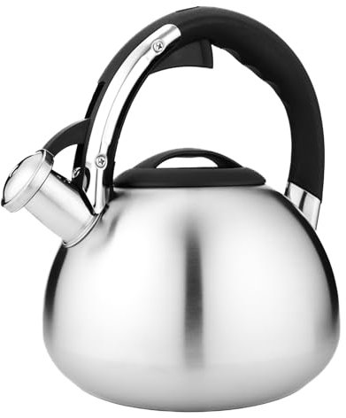 Bollitore a fischio 2.7L HGK KARA SAND fornello per induzione a gas