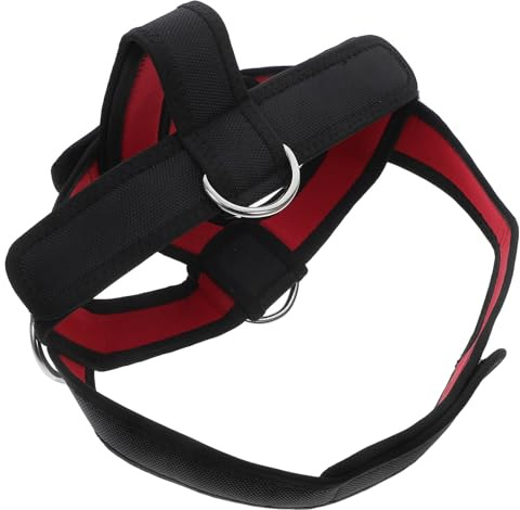 CHILDWEET Arnés de Entrenamiento Cuello Ajustable, Correa de Levantamiento de Pesas para Cabeza y Hombros, Ejercitador de Cuello para Fuerza y Fitness en Interiores, Tamaño Único