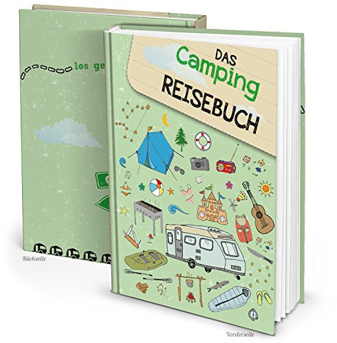 Logbuch-Verlag Großes Campingbuch Camping Tagebuch Reisetagebuch für Camper Geschenk Wohnmobil Fahrtenbuch DIN A4