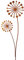 Blümelhuber - Pusteblume Gartenstecker Edelrost - Rost Deko für Garten - Pusteblume Deko Draußen - Rostige Ideen für den Garten